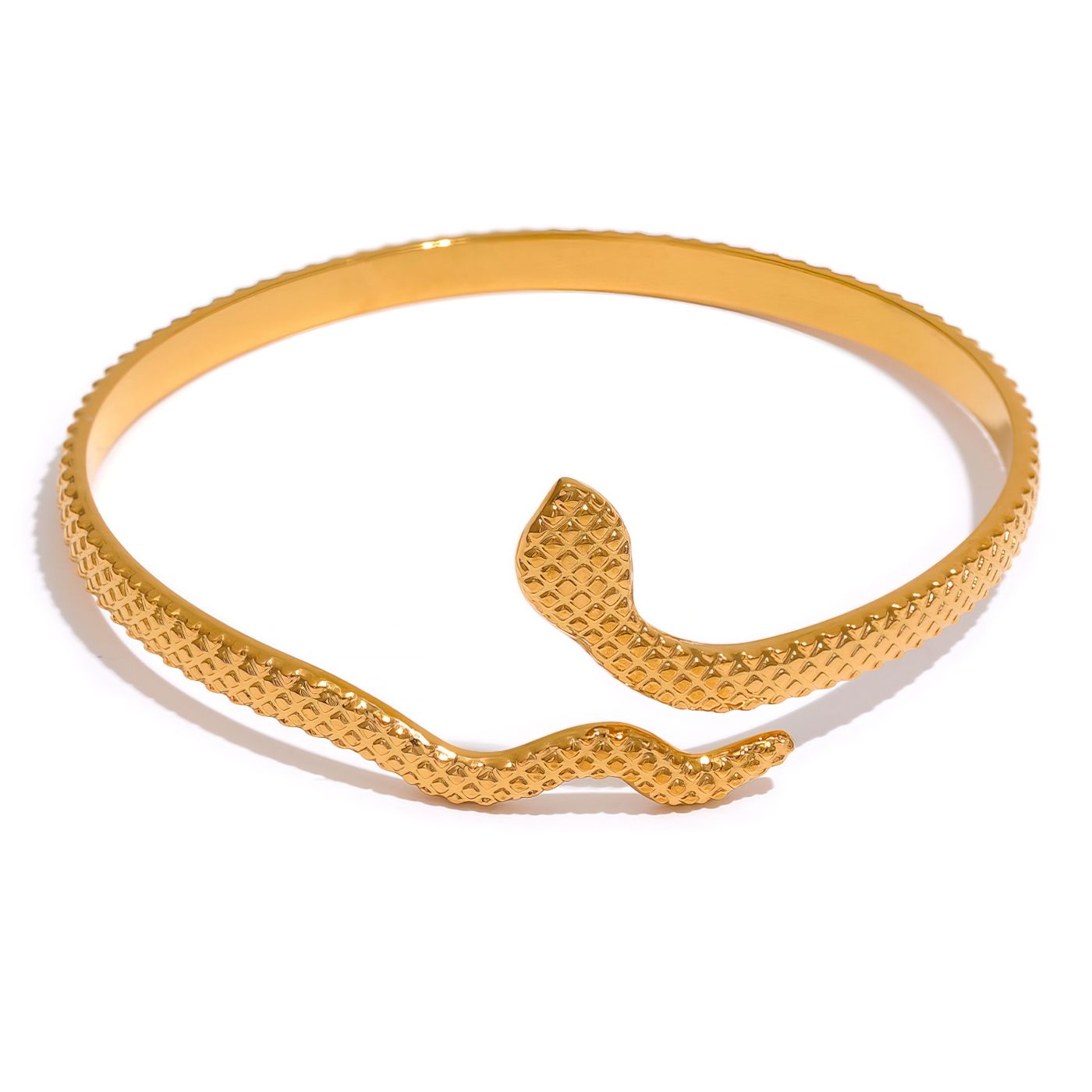 Bracelete Serpente Banhado a Ouro 18k - Aspekto 2